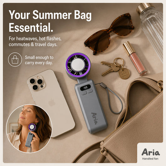 Aria's HandHeld Fan