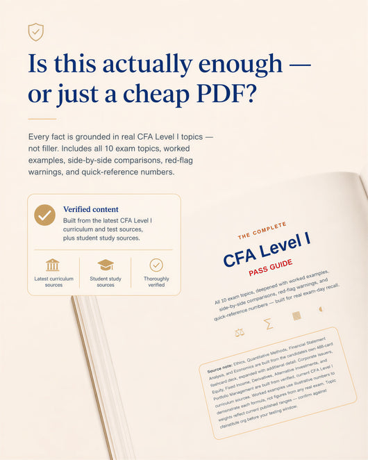 CFA Study Guide