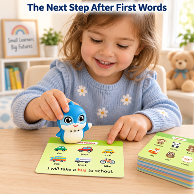 The Talking Dolphin That Helps Your Toddler Form Sentences — With Sentence-Driven Cards