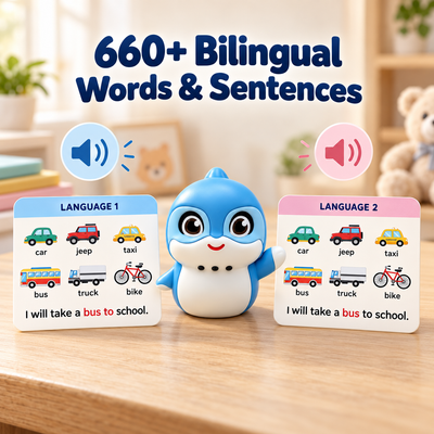 The Talking Dolphin That Helps Your Toddler Form Sentences — With Sentence-Driven Cards