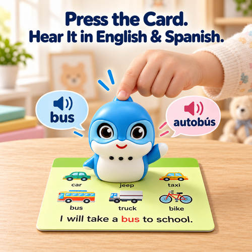 The Talking Dolphin That Helps Your Toddler Form Sentences — With Sentence-Driven Cards