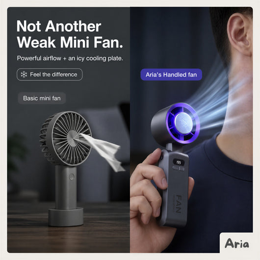 Aria's HandHeld Fan
