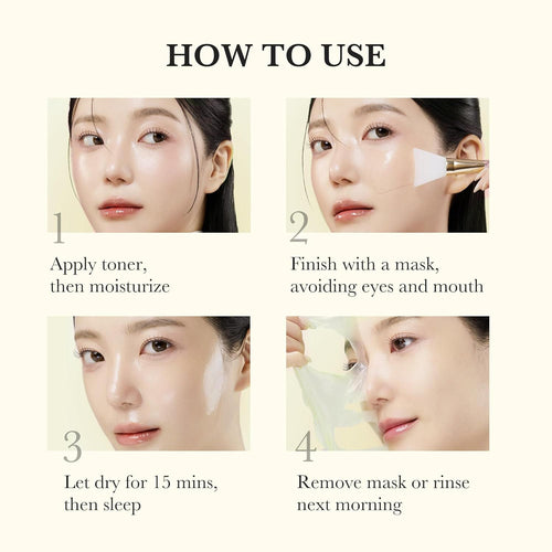 Aria's Kojic Acid Turmeric Night Wrapping Mask